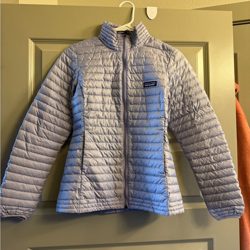 Patagonia Light Purple Quilted Jacket